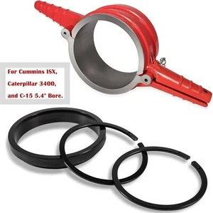 Kit de herramientas compresoras de anillo de pistón y anillo antipulido rojo para Cummins ISX/QSX15 - Imagen 1 de 12