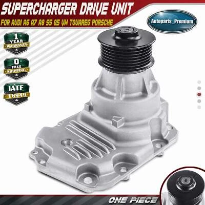 Supercharger Pulley Drive Unit for Audi Q5 2013-2017 Q7 S5 SQ5 VW Porsche 3.0L - Image 1 of 4