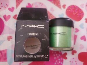 MAC M.A.C. Pigment proszkowy 78 Jumbo 7,5g Oryginalny połyskujący jasny limonkowy zielony stalówka