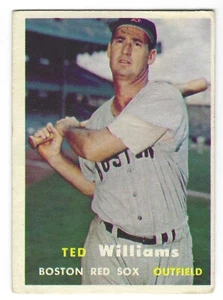1957 Topps Ted Williams #1 Sehr guter Erhaltungszustand Boston Red Sox HOF - Bild 1 von 2