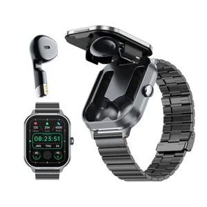 2-IN-1 Smart Watch For Men/Women,Bluetooth (Answer/Make Calls) With TWS Earbuds - Picture 1 of 27
