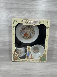 2003 The World of BEATRIX POTTER Kinder Porzellan Service - 3 Stück Geschenkbox Set - Bild 1 von 6