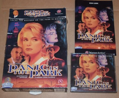 Panic in the Park by Warner Active starring Erika Eleniak PC CD (1995) - Image 1 of 4