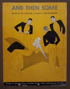 And Then Some for Ukulele & Piano Vintage Sheet Music by Vee Lawnhurst 1935 - Picture 1 of 3
