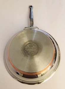 KIRKLAND Professional Stainless Steel 10” Skillet Pan Copper Core W Lid Italy - Picture 1 of 16