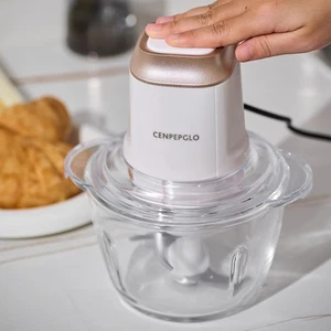 Food Chopper, 8Cup Electric Food Processor, 400W Meat Grinder with 2L Glass B... - Picture 1 of 7