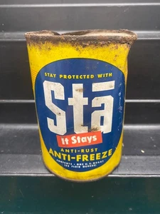Vintage Sta Frostschutz Quart Dose GASÖL - Bild 1 von 9