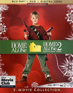 Home Alone & Home Alone 2 -Blu Ray/Dvd/Digital Disney Movie Club Exclusive - NEW - Picture 1 of 1