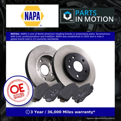 2x Vented Brake Discs and Pads fits VAUXHALL INSIGNIA A 2.0D Front 08 to 17 Set - Image 1 of 4