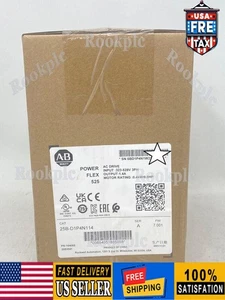 NEW Sealed Allen-Bradley 25B-D1P4N114 /A Power Flex 525 AC Drive, 0.4kW, 0.5HP - Picture 1 of 2