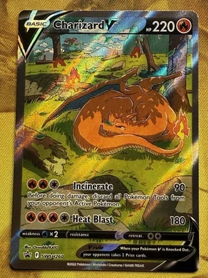 Charizard v SWSH260 Sword and Shield Promo Card Near Mint, English - Image 1 of 2