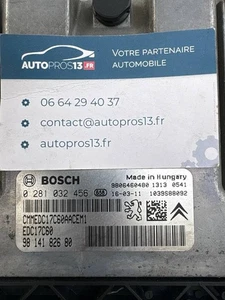 MOTORSTEUERGERÄT PEUGEOT 208 1.6 BHDI 0281032456 9814182680 EDC17C60 - Bild 1 von 2