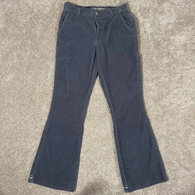 Vintage American Eagle Corduroy Women’s Navy Blue Pants - Sz 4 100% Cotton - Изображение 1 из 4