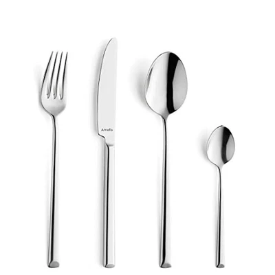 (TG. 24 pz.) Amefa, Set di Posate Metropole, in Acciaio Inox, 24 pz. - NUOVO  - Immagine 1 di 4