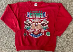 Vintage 90s Ohio State Buckeyes Florida Citrus Bowl Crewneck Sweatshirt Size XL - Bild 1 von 13