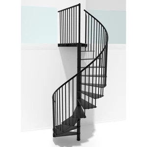 Minka Spindeltreppe Portofino 42-300,3cm Geschosshöhe Wendeltreppe Treppe Metall - Bild 1 von 36
