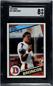 JOHN ELWAY ~1984 Topps ROOKIE #63🔥SGC 8 NM/MT - Picture 1 of 2