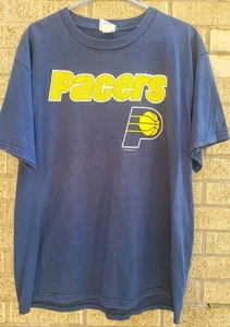 Camiseta CSA grande vintage NBA Indiana Pacers azul marino para hombre - Imagen 1 de 3