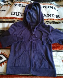 EDDIE BAUER TALLA S SUDADERA CON CAPUCHA FORRO POLAR SUAVE MARRÓN CREMALLERA BOLSILLOS DELANTEROS CORDÓN - Imagen 1 de 5