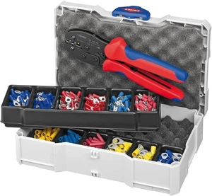 KNIPEX Crimp-Sortiment für Kabelverbinder – 13-teiliges Set mit Crimpzange - Bild 1 von 4