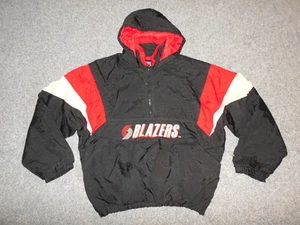 STARTER VINTAGE ANNI 90 NBA PORTLAND TRAILBLAZERS UOMO XL PULLOVER GIACCA A1 - Foto 1 di 7