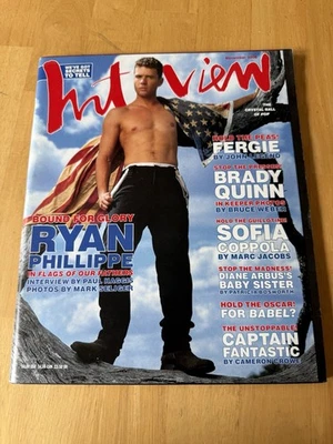 Andy Warhol Interview Mag Nov 2006 Ryan Phillips, Brady Quinn, Fergie - Image 1 of 4