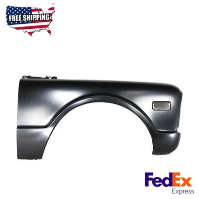 Крыло загрунтованное стальное переднее со стороны пассажира подходит для пикапа Chevrolet C10 69-72 годов выпуска - Изображение 1 из 4