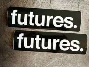 Futures Fin Stickers 9” RIP Curl Quiksilver Lost Surfing Stickers Volcom RVCA - Picture 1 of 11