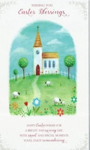 Wishing You Easter Blessings Card - Picture 1 of 2