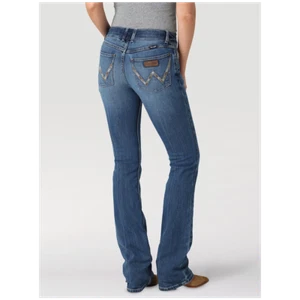 112328736 Wrangler Mujer Retro Mae Bootcut Tiro Medio Jean - Faye - Imagen 1 de 26
