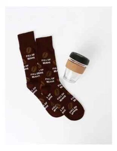 Kenji Full of Beans Travel Cup in Espresso/CUP & SOCKS - Picture 1 of 4