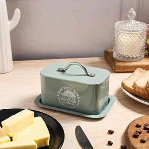 Butter Box For Fridge Butter Tray With Lid Butter 500 gm Holder Butter Box - Picture 1 of 15