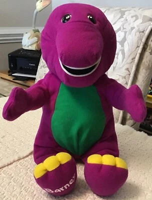 Playskool PLAY ALONG BARNEY - Anniversary Barney Celebrates 20 Years, WORKS!!! - Image 1 of 4