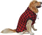 Road Dog Coat Plaid Dog Sweater British Style Dog  Size: 3XL