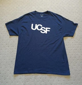 Champion UCSF T-Shirt Mens XL Navy San Francisco University Tee - Picture 1 of 7