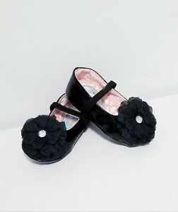 Girl's STUART WEITZMAN infant baby bud patent maryjane flower shoes  uk-2  us-3