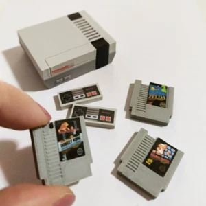 1:6 NES Nintendo Entertainment System Console Zelda Donkey Kong Super Mario Bros - Foto 1 di 3