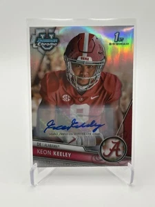Keon Keeley 2023 Bowman U Chrome Prospect Auto Refractor #/499 Auto - Picture 1 of 2
