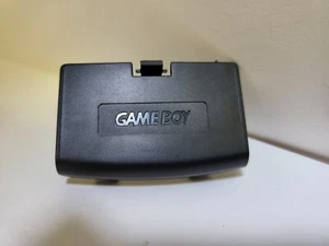 BLACK GAME BOY ADVANCE REPLACEMENT BATTERY COVER LID DOOR FOR SYSTEM CONSOLE G8 - Picture 1 of 2