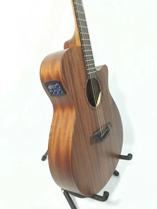 Caraya Safair 40" CEQ All Mahogany Thin-body Acoustic Guitar,Cutaway,EQ+Free Bag - Picture 1 of 12
