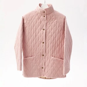 Barbour Women’s Quilted Jacket Size EU 38 / US 8 – Pink Lightweight Coat Spring - Picture 1 of 5