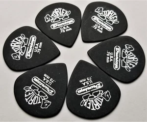 Dunlop Pitch Black Jazz III Guitar Picks .73MM 6 Pack - Picture 1 of 3