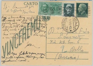 71820 - ITALIA REGNO storia postale - INTERO POSTALE spedito ESPRESSO 1942 - Picture 1 of 1