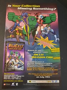WILDCATS The Complete Series DVD Lanzamiento Jim Lee ~ Página de cómic Anuncio impreso 2005 - Imagen 1 de 1