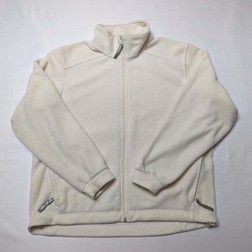 OFF WHITE Pile Columbia donna XL panna bianco sporco