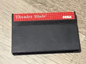 Thunder Blade Sega Master System auténtico limpio y probado - Imagen 1 de 2