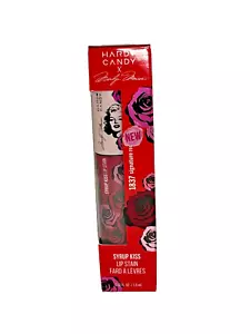 Lápiz labial líquido rojo Hard Candy x MARILYN MONROE jarabe beso mancha de labios firma - Imagen 1 de 4