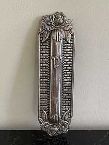 Jüdische Judaica Kunst Sterlingsilber Mezuzah Türpfosten - Bild 1 von 9