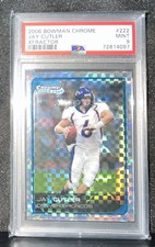 Jay Cutler RC 2006 Bowman Chrome Xfractors Rookie Card /250 PSA 9
