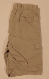 Old Navy Jungen hellbraun Baumwolle Twill elastische Taille Cargo Shorts Gr. L (10-12) - Bild 1 von 4